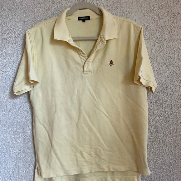 Paul Stuart Cotton Piqué Logo Polo in butter yellow - Picture 2 of 6